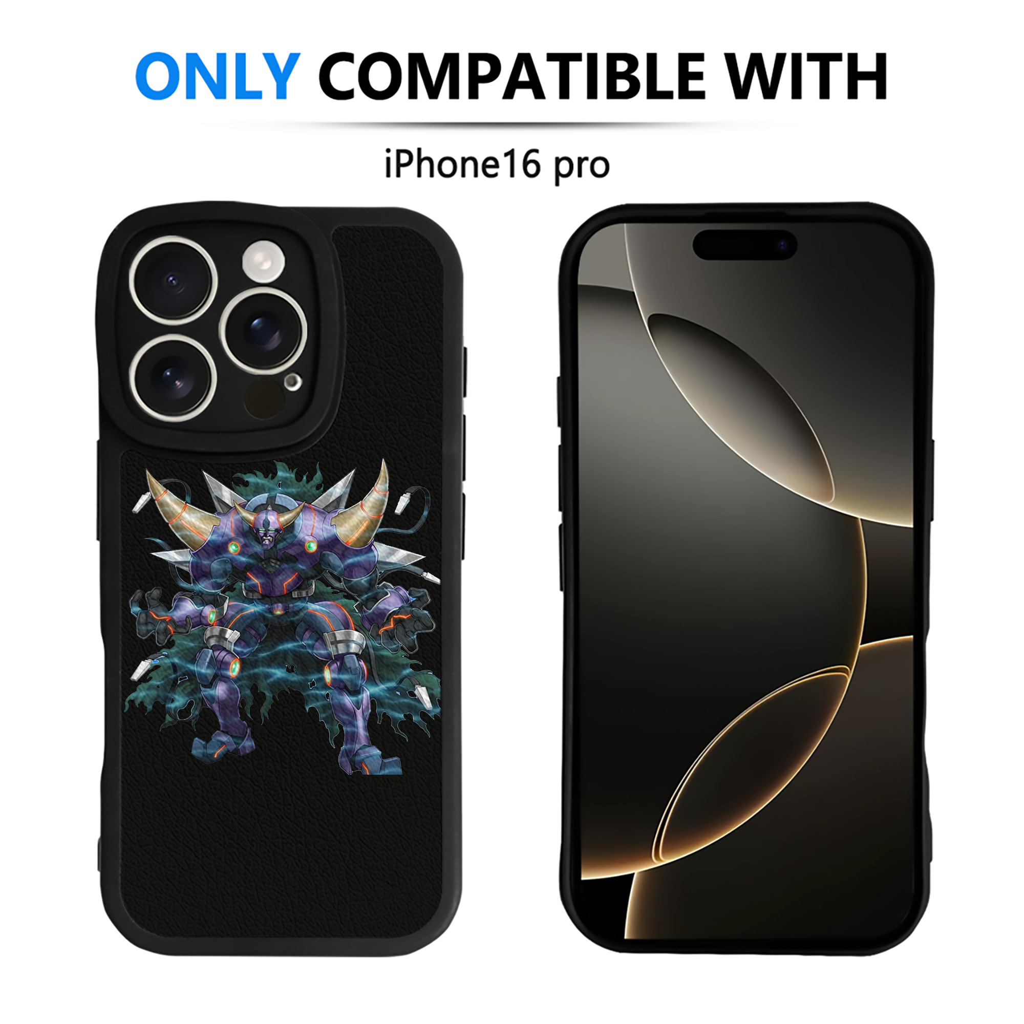 （画像用） 遊☆戯☆王 Yu-Gi-Oh! 【iPhone 16シリーズ対応】シリコンスマホケース（レザー調） 材質：シリコン